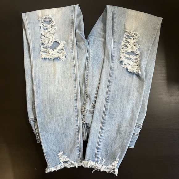 URBAN PLANET | High Rise Super Skinny Jeans - Picture 5 of 7